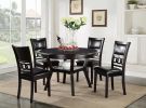 5-Piece Dining Set, Ebony