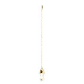Belmont 40cm Weighted Barspoon in Gold Viski